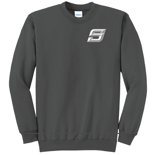 SS - Adult - White-Out S Varsity Sweatshirt