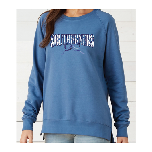 SS - Floral Bow Sweatshirt